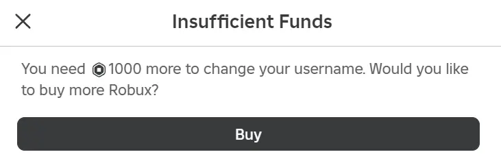 Changing Roblox Username