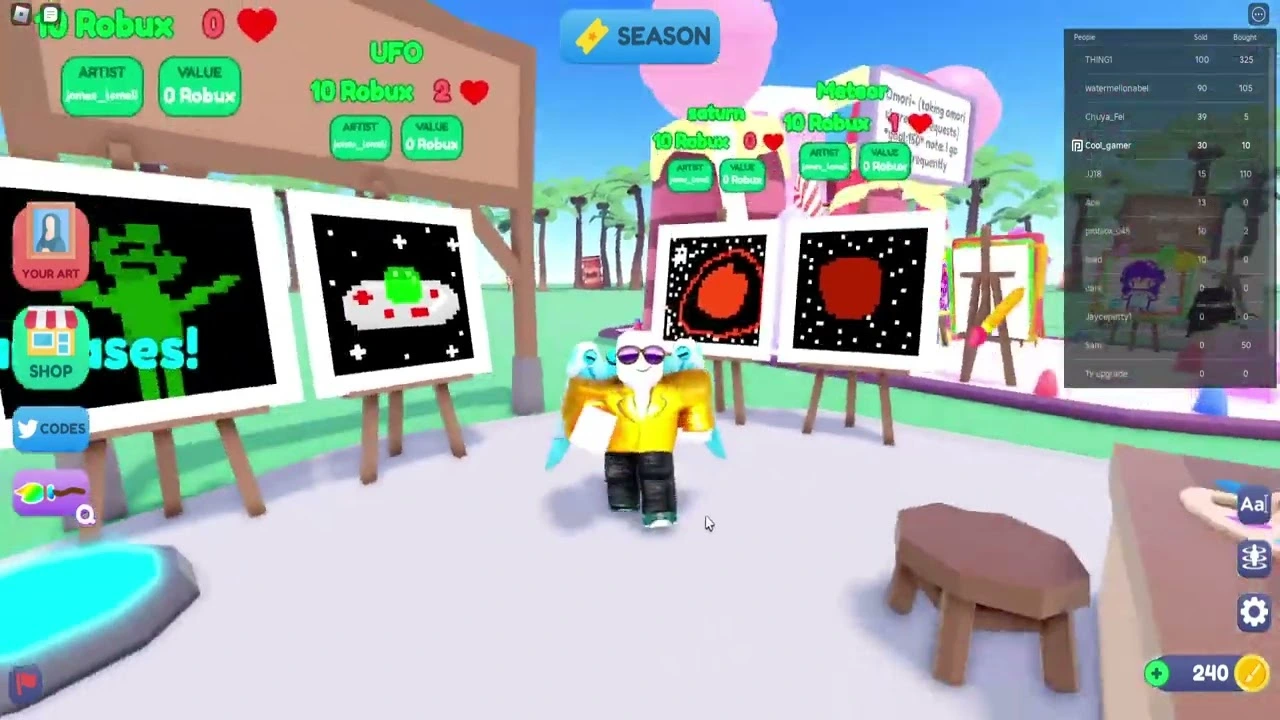 Get Robux in Starving Artists