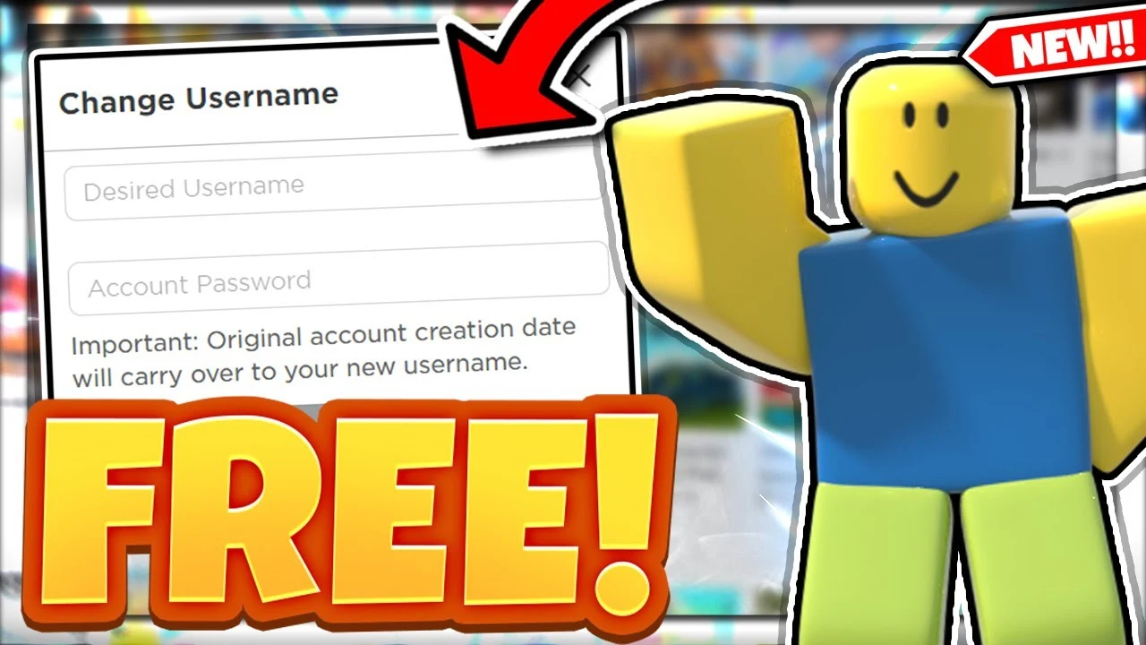 Change Roblox Username for Free