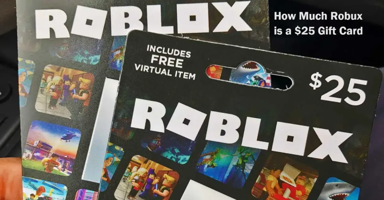 How Much Robux is in a $25 Gift Card