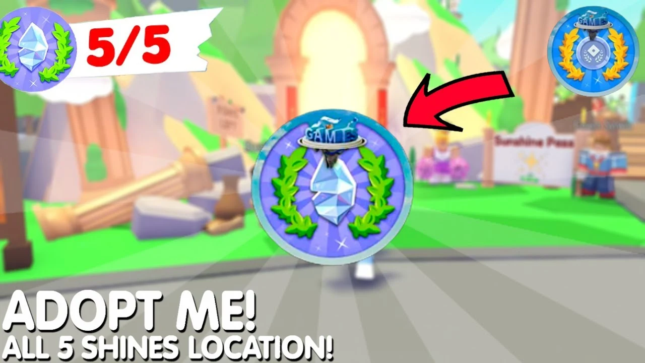 Shine Locations in Adopt Me