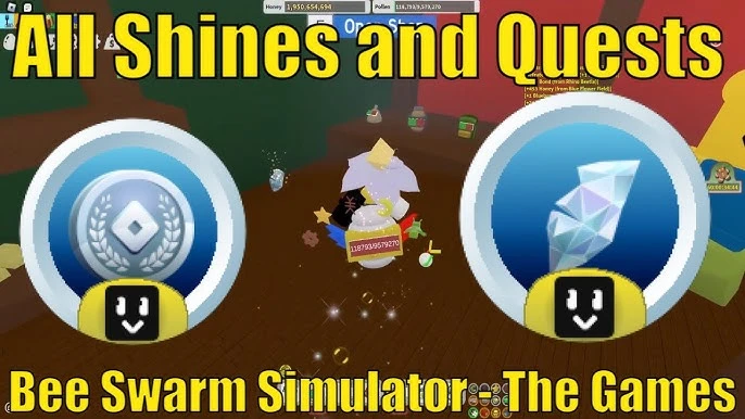 Shine Locations in Bee Swarm Simulator